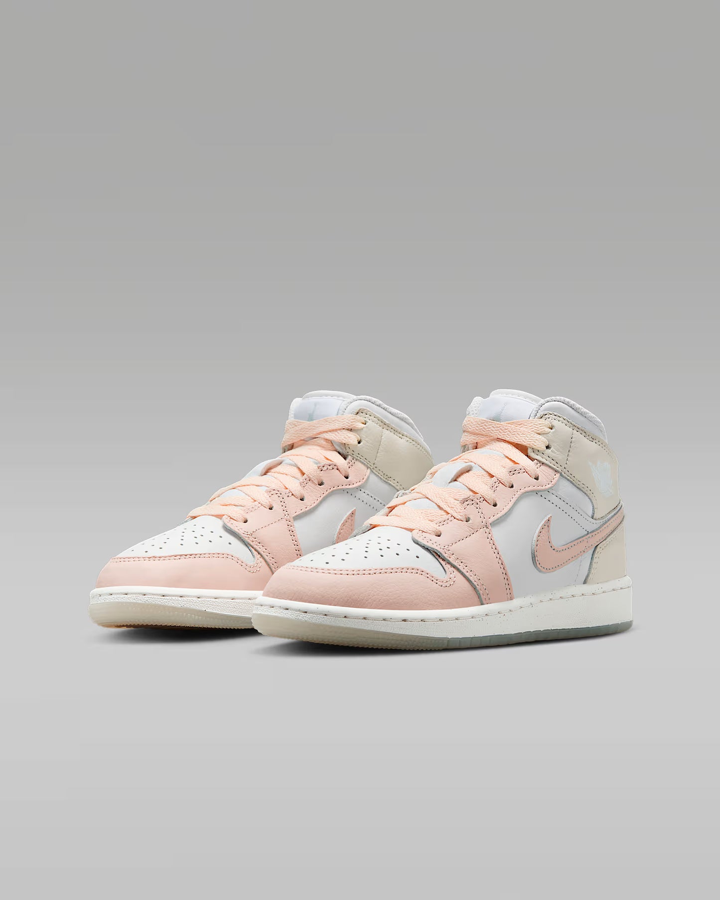 Air Jordan 1 Mid SE (GS) – Pink Quartz Edition
