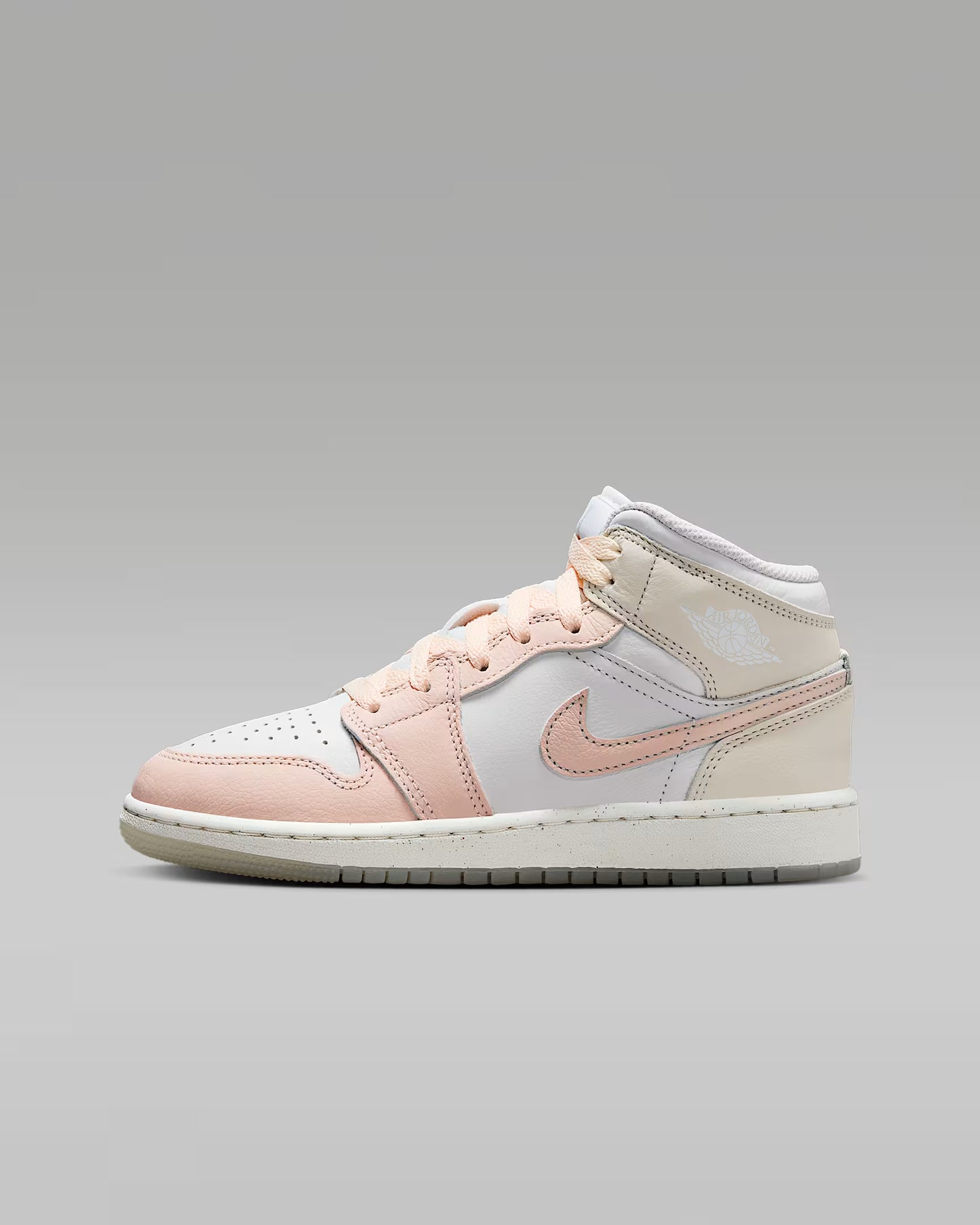 Air Jordan 1 Mid SE (GS) – Pink Quartz Edition