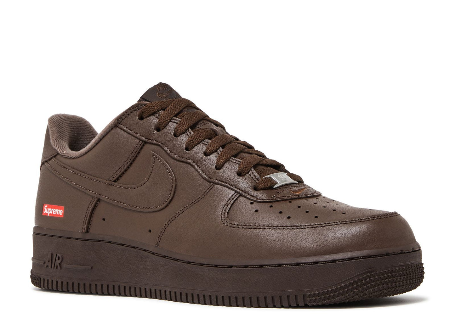 SUPREME X AIR FORCE 1 LOW 'BOX LOGO - BAROQUE BROWN'
