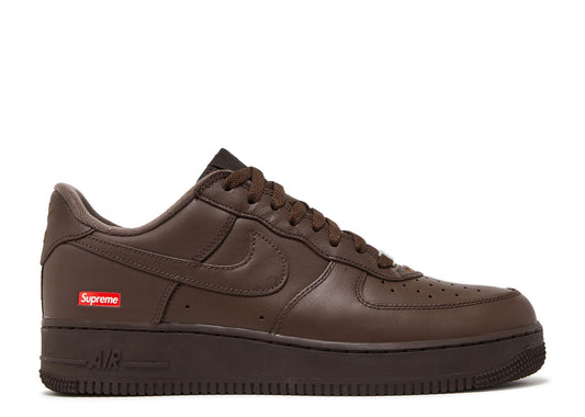 SUPREME X AIR FORCE 1 LOW 'BOX LOGO - BAROQUE BROWN'