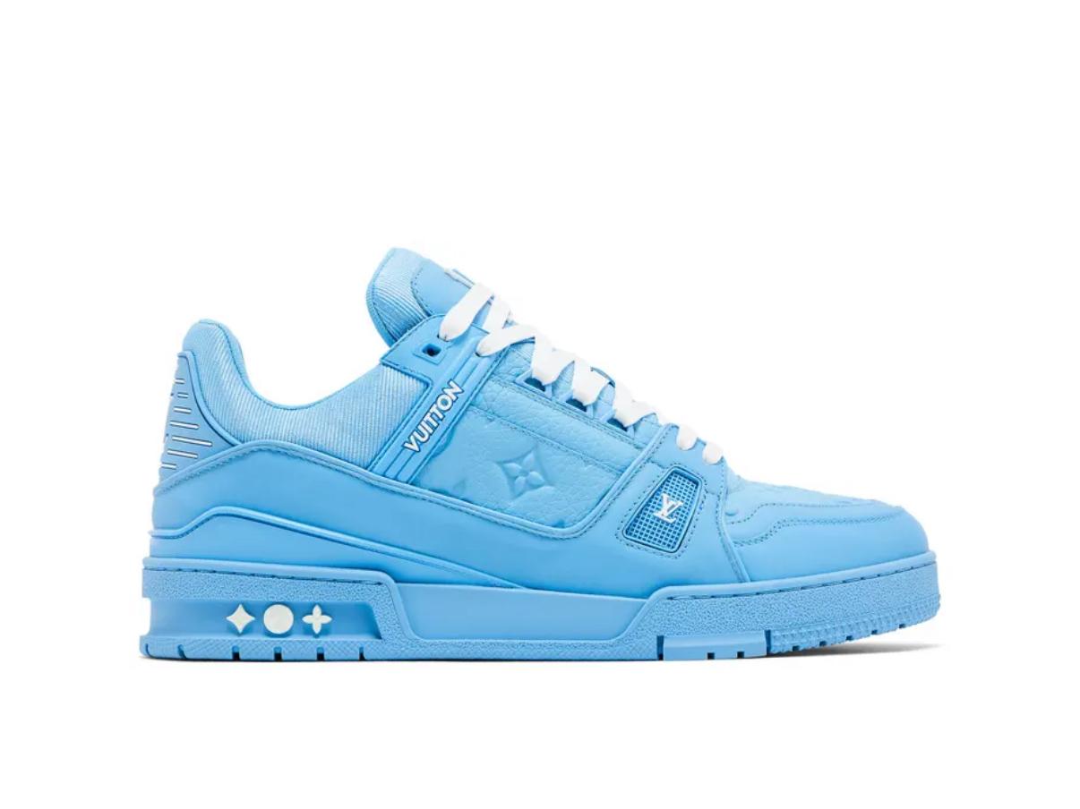 Louis Vuitton Trainer 'Embossed Monogram - Blue'