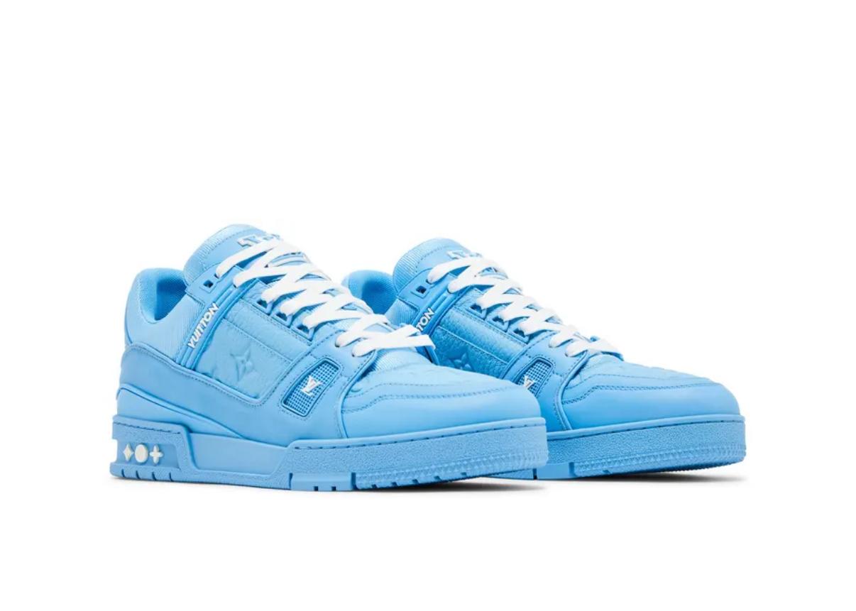Louis Vuitton Trainer 'Embossed Monogram - Blue'